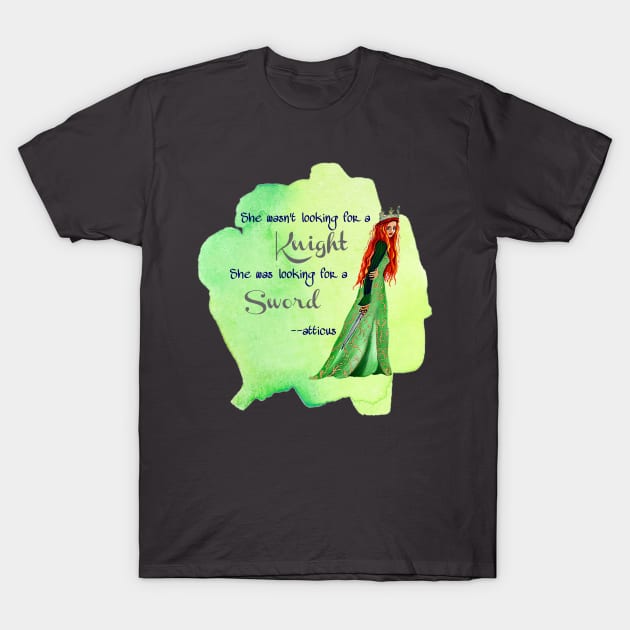 Sword not Knight T-Shirt by Danipost